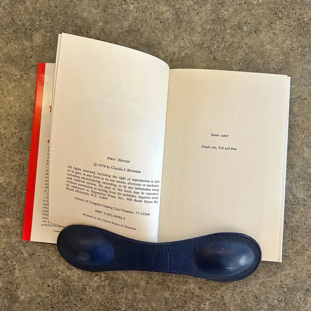 📕 Out of Print and Vintage Colonel Joe: Last of Rough Riders [Brownlee] Decor
